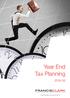 Year End Tax Planning 2015/16