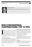 NON-CONCESSIONAL CONTRIBUTIONS: TOP 10 TIPS