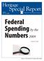 Federal Spending by the Numbers 2009