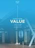 ANNUAL REPORT YEARS OF ADDING VALUE CURRENT INCOME FUTURE INCOME LONG TERM VALUE