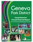Geneva. Park District. Comprehensive Annual Financial Report