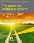 The quest for profitable growth