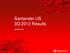 Santander US 3Q 2012 Results. October 2012