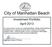 CITY OF MANHATTAN BEACH Portfolio Management Portfolio Details - Investments April 30, 2013