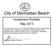 CITY OF MANHATTAN BEACH Portfolio Management Portfolio Details - Investments May 31, 2013