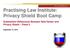 Practising Law Institute: Privacy Shield Boot Camp