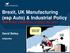 Brexit, UK Manufacturing (esp Auto) & Industrial Policy RSA Winter Conference, London, Nov 2017
