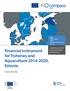 Financial Instrument for Fisheries and Aquaculture , Estonia