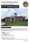 CITY MANAGER. The City of Snellville, Georgia. Invites your interest in the position of