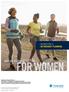 FOR WOMEN WHY IT S DIFFERENT. What Matters Most for RETIREMENT PLANNING
