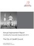 Annual Improvement Report. including the Corporate Assessment The City of Cardiff Council