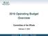 2016 Operating Budget Overview