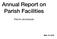 Annual Report on Parish Facilities. Patrick Jendraszak