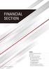 FINANCIAL SECTION. Contents