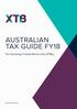 AUSTRALIAN TAX GUIDE FY18