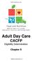 Adult Day Care CACFP
