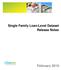 Single Family Loan-Level Dataset Release Notes