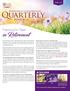 Quarterly. in Retirement. review. Preparing for Taxes IN THIS ISSUE. Published by the San Bernardino County Employees Retirement Association
