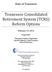 Tennessee Consolidated Retirement System (TCRS) Reform Options