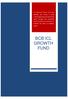 Prospectus of BCB ICL GROWTH FUND. An Open-end Mutual Fund