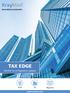 TAX EDGE. Monthly Tax & Regulatory Updates.   Audit Tax Regulatory