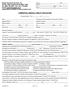 COMMERCIAL GENERAL LIABILITY APPLICATION