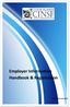 Employer Information Handbook & Registration