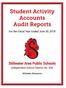 INDEPENDENT SCHOOL DISTRICT NO. 834 STILLWATER, MINNESOTA. Extracurricular Student Activity Accounts Financial Report. Year Ended June 30, 2018