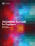 The Essential ACA Guide for Employers 2018 Edition