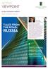 RUSSIA ACTIVE VIEWPOINT TALES FROM THE ROAD: GLOBAL EMERGING MARKETS