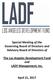 Special Meeting of the Governing Board of Directors and Advisory Board of Directors of. The Los Angeles Development Fund and LADF Management, Inc.