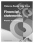 Osborne Books Tutor Zone. Financial statements. Practice assessment 1