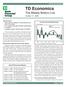 TD Economics. The Weekly Bottom Line 1. October 17,