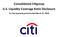 Consolidated Citigroup U.S. Liquidity Coverage Ratio Disclosure. For the quarterly period ended March 31, 2018