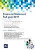 Financial Statement Full year 2017