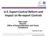 U.S. Export Control Reform and Impact on Re-export Controls
