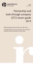 Partnership and look-through company (LTC) return guide 2019