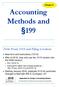 Accounting Methods and 199