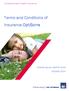complementary health insurance Terms and Conditions of Insurance OptiSoins