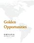 Golden Opportunities Annual Report. Annual Report