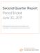 Second Quarter Report Period Ended June 30, Management s Discussion and Analysis and Unaudited Consolidated Financial Statements