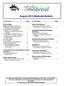 August 2014 Medicaid Bulletin