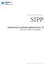 SIPP. Supplementary Contribution Application Form.   Self-Invested Personal Pension