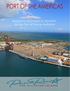 CONTENTS PORT OF THE AMERICAS. Port of Ponce Authority RFI PPA