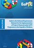 MOLDOVA. Guide to the National Requirements Relevant for the Implementation of Projects Financed under EaPTC Programme in the Republic of Moldova