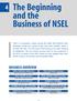 The Beginning and the Business of NSEL
