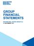 GROUP FINANCIAL STATEMENTS
