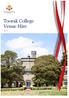 Toorak College Venue Hire