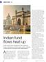 Indian fund flows heat up. According to ratings agency Fitch,