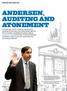 ANDERSEN, AUDITING AND ATONEMENT